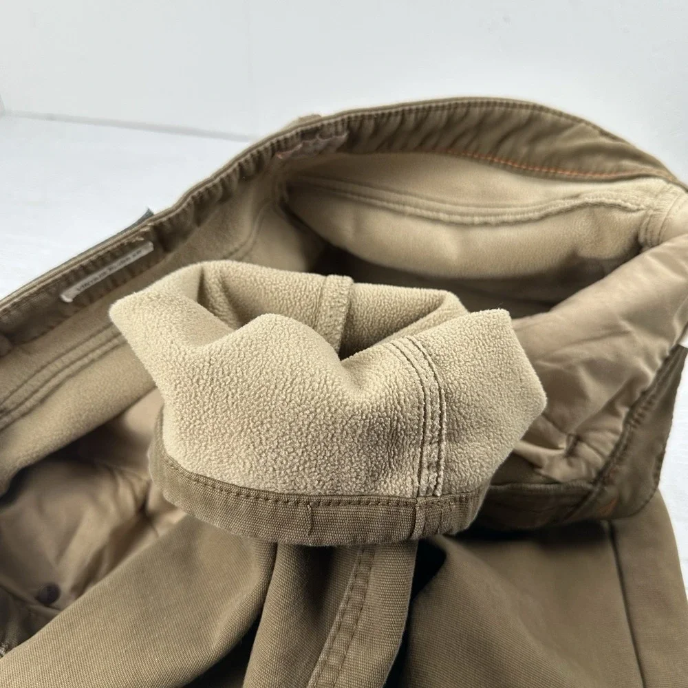 Weatherproof Vintage Fleece Lined Pants‎ Men's 32x29 Khaki